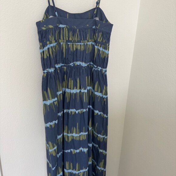 Richer Poorer Dakota Tiered Blue Green Maxi Dress XS (fits XS-S) - Ally Lewber - Picture 15 of 16